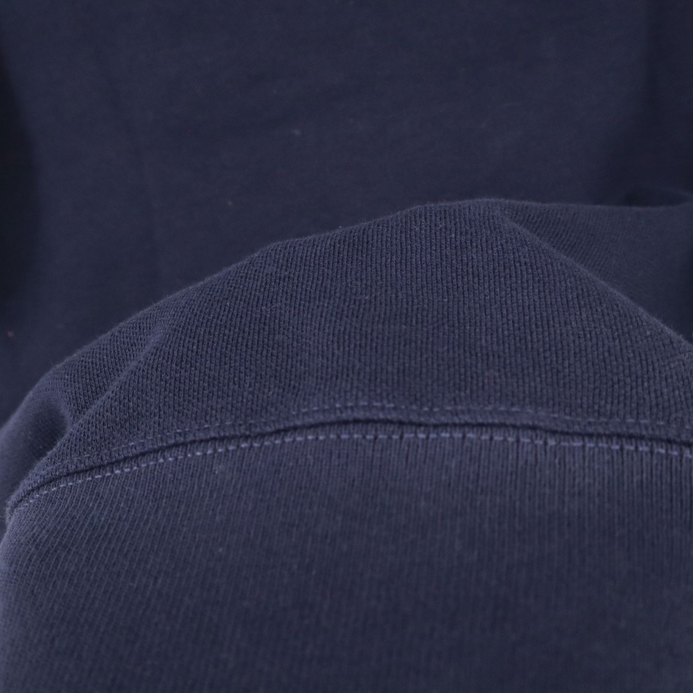 J. Crew‎ Piqué Fleece Sweatshirt Men XS Blue Preppy Academia Collegiate Classic - Picture 13 of 16
